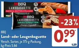 Aldi Süd BBQ Land- oder Laugenbaguette Angebot