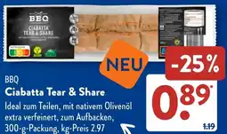 Aldi Süd BBQ Ciabatta Tear & Share Angebot