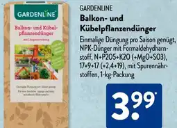 Aldi Süd GARDENLINE Balkon- und Kübelpflanzendünger Angebot
