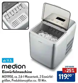 Aldi Süd medion Eiswürfelmaschine Angebot