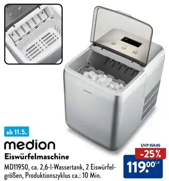 Aldi Süd medion Eiswürfelmaschine Angebot