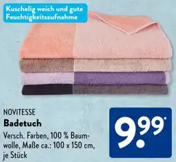 Aldi Süd NOVITESSE Badetuch Angebot