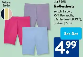 Aldi Süd LILY & DAN Radlershorts Angebot