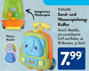 Aldi Süd PLAYLAND Sand- und Wasserspielzeug Koffer Angebot
