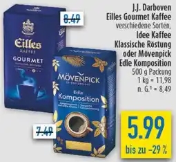 diska J.J. Darboven Eilles Gourmet Kaffee Angebot