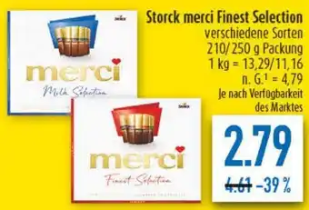 diska Storck merci Finest Selection Angebot
