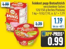 diska Feinkost popp Brotaufstrich Angebot