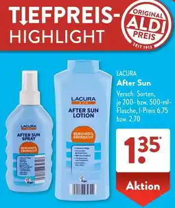 Aldi Süd LACURA After Sun Angebot