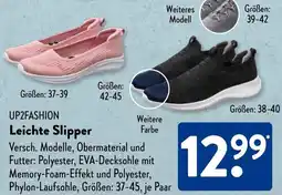 Aldi Süd UP2FASHION Leichte Slipper Angebot