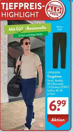 Aldi Süd UP2FASHION Cargohose Angebot
