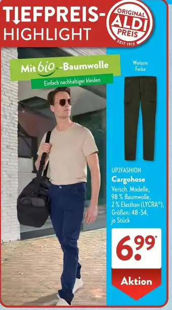 Aldi Süd UP2FASHION Cargohose Angebot