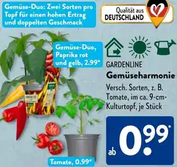 Aldi Süd GARDENLINE Gemüseharmonie Angebot