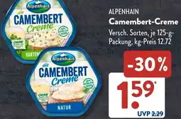 Aldi Süd ALPENHAIN Camembert-Creme Angebot