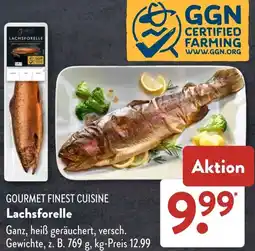 Aldi Süd GOURMET FINEST CUISINE Lachsforelle Angebot