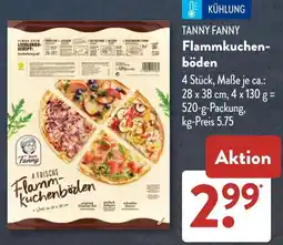 Aldi Süd TANNY FANNY Flammkuchenböden Angebot