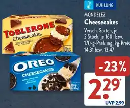 Aldi Süd MONDELEZ Cheesecakes Angebot