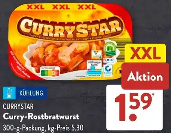 Aldi Süd CURRYSTAR Curry-Rostbratwurst Angebot