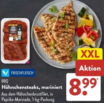 Aldi Süd BBQ Hähnchensteaks, mariniert Angebot