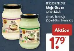 Aldi Süd TESOROS DEL SUR Mojo-Sauce oder Aioli Angebot