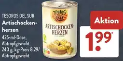 Aldi Süd TESOROS DEL SUR Artischockenherzen Angebot