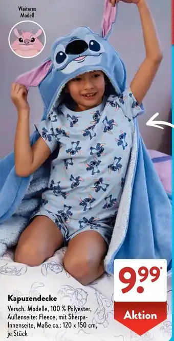 Aldi Süd Kapuzendecke Angebot