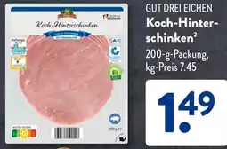 Aldi Süd GUT DREI EICHEN Koch-Hinterschinken Angebot