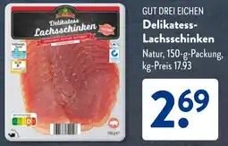 Aldi Süd GUT DREI EICHEN Delikatess Lachsschinken Angebot