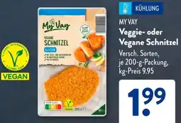 Aldi Süd MY VAY Veggie- oder Vegane Schnitzel Angebot