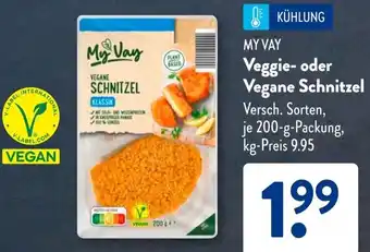 Aldi Süd MY VAY Veggie- oder Vegane Schnitzel Angebot