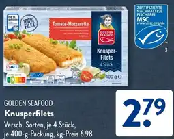 Aldi Süd GOLDEN SEAFOOD Knusperfilets Angebot