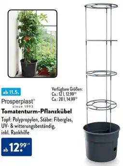 Aldi Süd Prosperplast Tomatenturm-Pflanzkübel Angebot