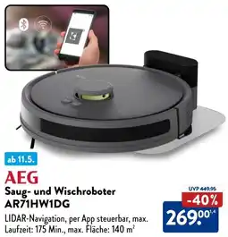 Aldi Süd AEG Saug- und Wischroboter AR71HW1DG Angebot