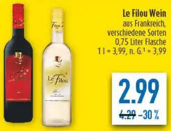 diska Le Filou Wein Angebot