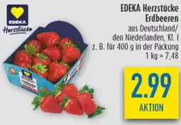 diska EDEKA Herzstücke Erdbeeren Angebot