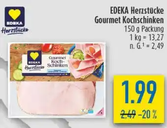 diska EDEKA Herzstücke Gourmet Kochschinken Angebot