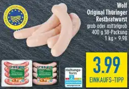 diska Wolf Original Thüringer Rostbratwurst Angebot