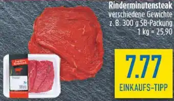 diska Rinderminutensteak Angebot
