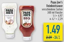 diska Papa Joe's Feinkostsauce Angebot