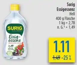 diska Surig Essigessenz Angebot