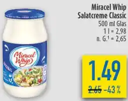 diska Miracel Whip Salatcreme Classic Angebot