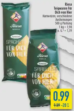 diska Riesa Teigwaren Für Dich von Hier Angebot