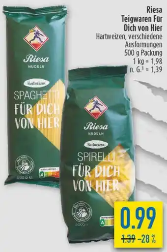diska Riesa Teigwaren Für Dich von Hier Angebot