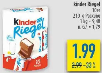 diska Kinder Riegel Angebot