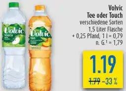 diska Volvic Tee oder Touch Angebot