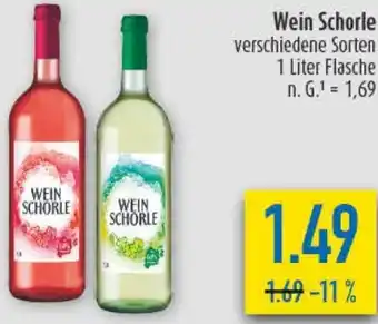 diska Wein Schorle Angebot