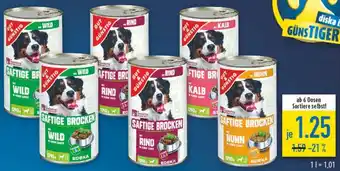 diska Gut & Günstig Saftige Brocken für Hunde Angebot