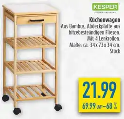 diska KESPER Küchenwagen Angebot