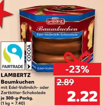 Kaufland Lambertz Baumkuchen 300g Angebot