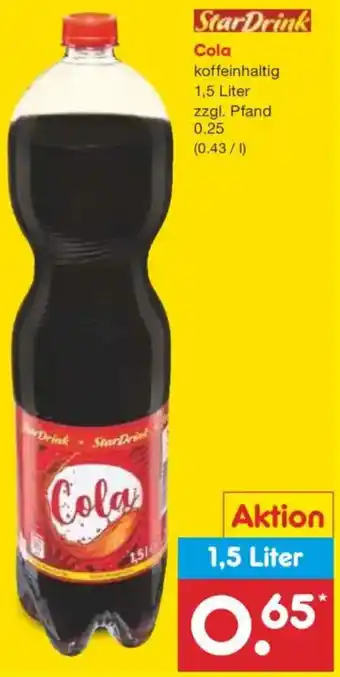 Netto Marken-Discount StarDrink Cola Angebot