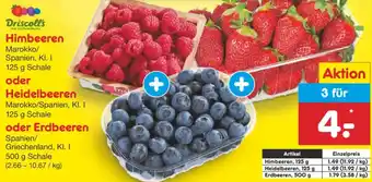 Netto Marken-Discount Driscoll's Himbeeren oder Heidelbeeren Angebot
